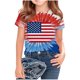 thumbnail image 4 of Odeerbi Chicos Niñas 4 de Julio Camiseta Manga Corta Día de La Independencia Camiseta Gráfica, 4 of 6