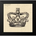 thumbnail image 2 of Z Studio 12x12 Black Modern Framed Museum Art Print Titled - Documented Royalty, 2 of 5