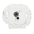 thumbnail image 4 of Clearance Sales Today Deals Prime Zip Up Sweatshirt Women Women's Dandelion Print Casual Fashion Sweatshirt Top, 4 of 4