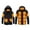 A Black, variant on men's Heated Jacket 15 Heat Zones Fast Warm Up Thermal Hooded Jacket Long Sleeve Zip Up Tops Heating Clothing Requires A Separate Power Bank (Not Included) Winter Jacket Men