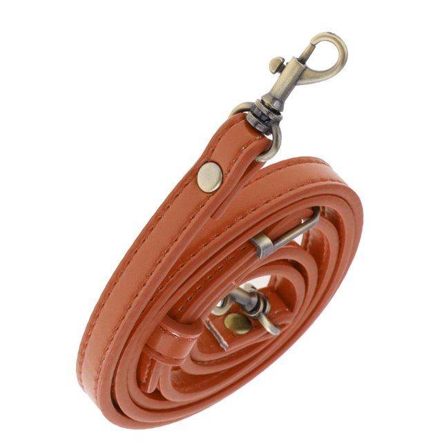 Bolso de Hombro Delgado de Cuero PU Salvador 1 Cm Marrón Correas de bolso ajustables