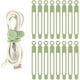 thumbnail image 1 of Bridas para cables Correas para cables de silicona reutilizables 16 piezas Bridas para cables Organizadores de cables para auriculares, cargador de teléfono, cable de audio, computadora (16 piezas, verde) JM, 1 of 5