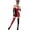 Black/Red, variant on Sexy Harlequin Quinn Costume For Adults