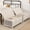 Ivory, variant on 2 Pack Under the Bed Storage Containers,12 inch Height Under Bed Shoe Storage,31inch Long Underbed Storage with Wheels,Large Rolling under bed Clothes Storage Drawers with Lid for Dorm Tall,Black