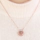 thumbnail image 5 of Collar para mujer, Joyas para mujer, Joyas para mujer Nuevo 100 Idiomas Yo Tú Regalo de San Valentín Collar de proyección de memoria Cadena de clavícula, 5 of 5