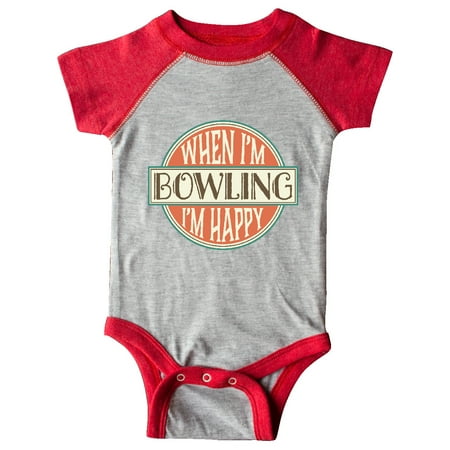 

Inktastic Bowling Gift for Bowler Gift Baby Girl Bodysuit