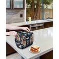 thumbnail image 3 of Summer Funny Toaster Cover 2 Slice, Small Kitchen Appliance Covers, Modern Driving Dog Print Toaster Oven Cover with Loop, Bread Machine Cover Polyester Dust Cover Protection, 3 of 4