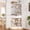 White, variant on Homieasy 70" Tall Corner Pantry Cabinet, Farmhouse Kitchen Storage Cupboard with 4 Barn Doors, Drawer & Adjustable Shelves, White