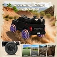 thumbnail image 6 of Conchico 24V Licensed Ford F150 Raptor Battery Powered Ride on Truck with Remote Control, 2-Seater and Rear Trunk for Kids Gift, Black, 6 of 8