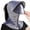 Dark Gray, variant on Unisex Sun Hat Ice Silk Fabric Zippered Neck Shoulder Flap UV Protection Breathable Outdoor Sun Cap