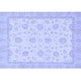 thumbnail image 1 of Ahgly Company Machine Washable Indoor Rectangle Oriental Blue Traditional Area Rugs, 6' x 9', 1 of 4
