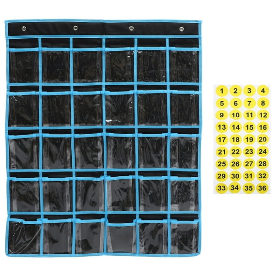 HONMEET 1Pack Student Classroom Cell Phone Pouch with Storage 81X67CM