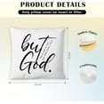 thumbnail image 6 of Inspirational Christian Pillow Covers 18x18, Religious Christian Gifts for Women, God is in This Story Decorative Pillow Covers for Couch Bed, Faith Based Gifts, Christian Home Room Decor, 6 of 10