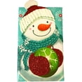 thumbnail image 3 of Christmas Holiday Essentials Glitter Gift Card Holders- Santa, Snowman & Penguin, 3 of 4