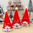 thumbnail image 4 of Inteprter Gorro de Navidad para niños, gorros de invierno para niños, suavidad para mantener el calor, decoración navideña multiusos, accesorios para Kits de decoración para fiestas Patrón mayor Inteprter HA069653-03, 4 of 6