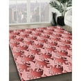 thumbnail image 2 of Ahgly Company Indoor Rectangle Patterned Pastel Pink Area Rugs, 2' x 4', 2 of 6