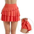 thumbnail image 3 of RUTAYY Women's Skirt Solid Color High Waist Wiith Pocket Sports Pleated Skirt Training Fitness Chic Holiday Mini Skirt, 3 of 7