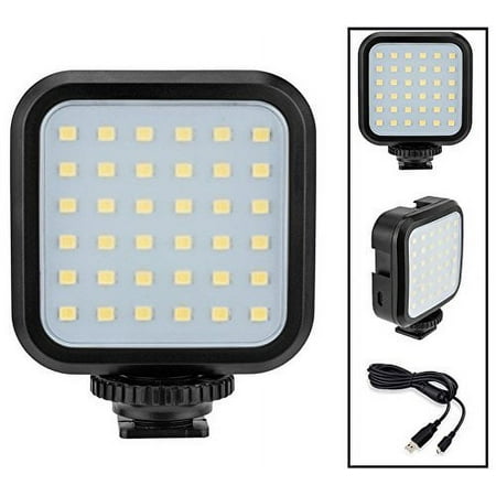 Light LED Kit With 2 Battery & Charger for Panasonic HC-X900M HC-X900K HC-V10K