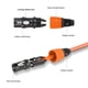 thumbnail image 2 of Cable XLR Extensión Micrófono A 3 Pines Chapado en Oro (3M) Naranja, 2 of 9
