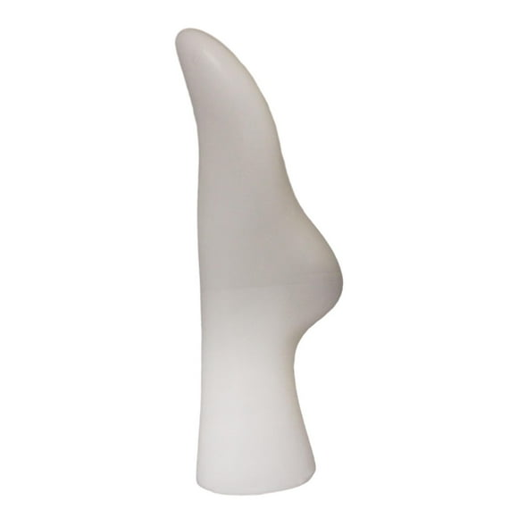 Exhibidor de calcetines para pies de mujer, maniquí femenino, soporte para zapatos, modelo de pie Blanco