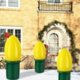thumbnail image 5 of Vrorvz Christmas Outdoor Decorations Outdoor Christmas Lights Inflatable Light Bulbs Easy Setup Long Lasting Weather Resistant Holiday Parties Courtyard Festive Atmosphere 9.1in Yellow, 5 of 5