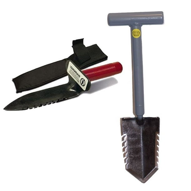 Lesche Sampson 18" THandle Double Serrated Shovel & Digging Tool Left