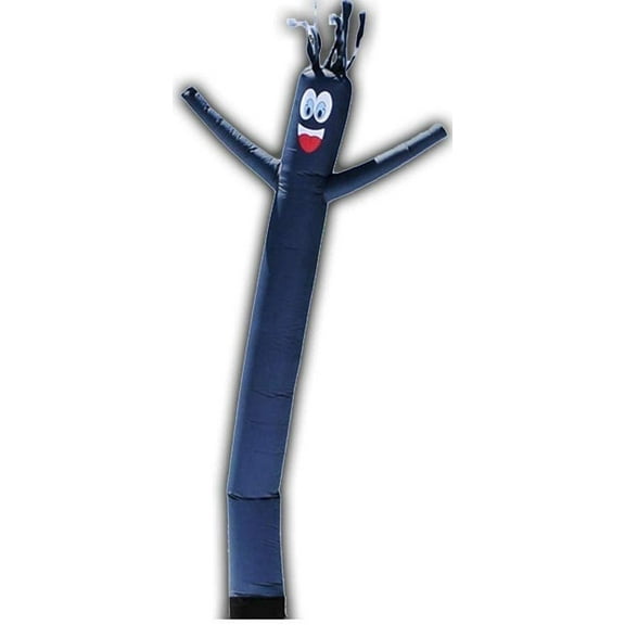Inflatable Tube Man Guy 6ft - Solid Black Color - Body only, Without air Blower