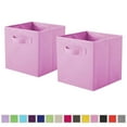 thumbnail image 1 of YOYTOO Lot de 2 Bacs de Rangement en Tissu Pliables, Bacs de Rangement Pliables de 11 Pouces, 1 of 7