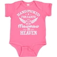 thumbnail image 3 of Inktastic Handpicked for Earth by My Mawmaw in Heaven with Angel Wings Boys or Girls Baby Bodysuit, 3 of 5