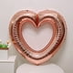 thumbnail image 5 of Globo de corazón hueco grande de 83 cm | Decoración de fiesta de papel de aluminio | Rojo brillante, rosa, dorado y plateado | Cadena de globos conectable | Accesorio fotográfico para cumpleaños y, 5 of 6