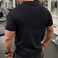 thumbnail image 5 of Mens Knit Polo Shirt Short Sleeve Textured Lightweight Casual Sweater Polo for Men Black, 5 of 5