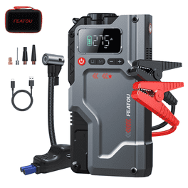 BLACK DECKER 375A Jump Starter with 120 PSI Compressor Portable Automotive Power Walmart