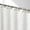 White B, variant on Extra Long Black Shower Curtain Boho, 72 x 84 Cotton Blend Waffle Weave Stripe Textured Heavy Duty, Fabric Shower Curtain for Bathroom