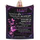 thumbnail image 1 of LHSHID Mothers Day Gift Blanket For Mother Birthday Gift For Mother Blanket With Warm Words Flannel Blanket 60x80in, 1 of 6