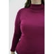 thumbnail image 4 of Blusa cuello de tortuga Roman Fashion/ Tallas Extras, 316 (Vino) vino 40 Roman Fashion BL-RF-316-VINO, 4 of 7