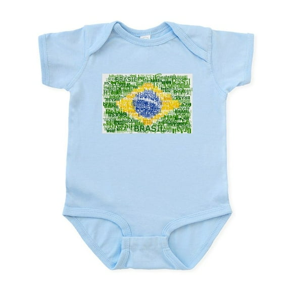 CafePress - Textual Brasil Infant Bodysuit - Baby Light Bodysuit, Size Newborn - 24 Months