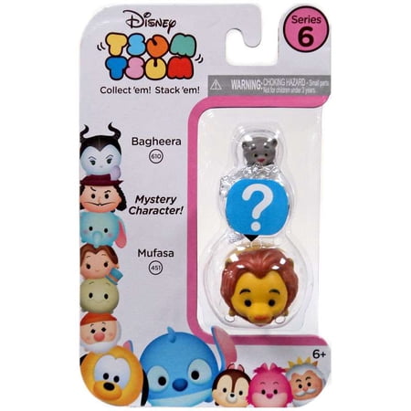 Disney Tsum Tsum Series 6! 3-Pack Figures: Bagheera/Mystery/Mufasa