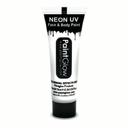 PaintGlow Neon UV Reactive Face & Body Paint 10ml Liquid Makeup,