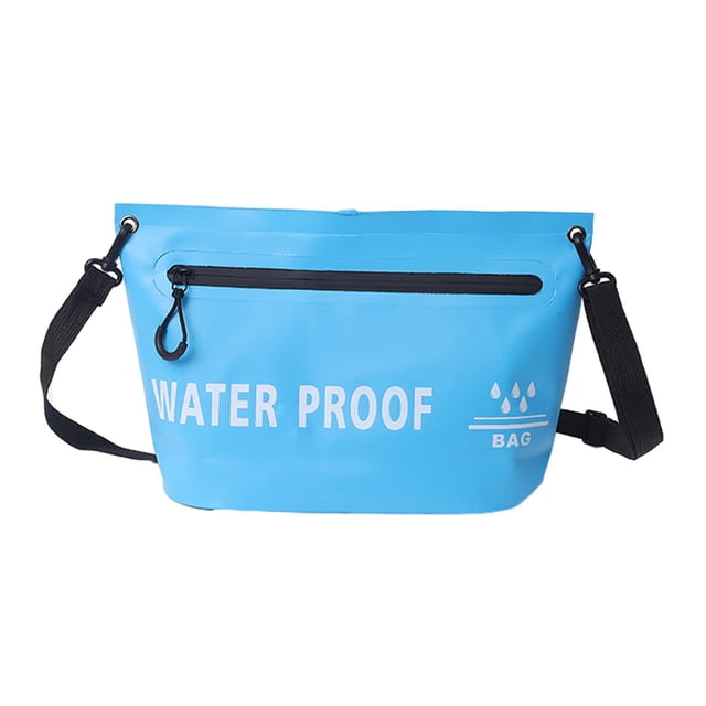 relayinert Sac Bandoulière Imperméable Sac Étanche Sec Pêche pour Randonnée Jaune Randonnée Bleu 31.5x20.5cm
