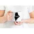 thumbnail image 2 of Maine Roots & ME USA State Map Outline, US Citizen Coffee & Tea Mug Cup (15oz), 2 of 3