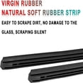 thumbnail image 2 of 2 Pcs Windshield Wiper Blades, 22"+21" Quiet Wiper Blades with Premium Rubber, 2 of 7