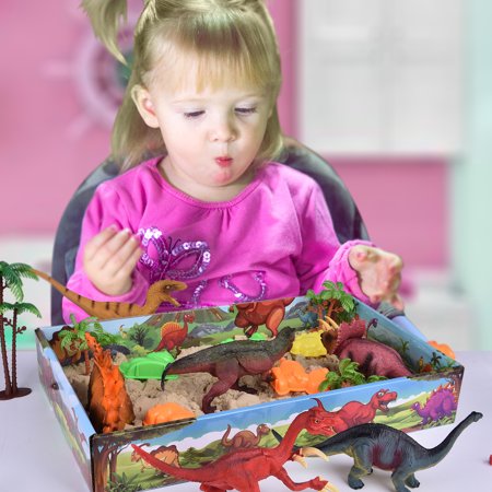 Play Sand Kit Dinosaur Toys  and Dinosaur Figures Set