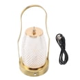thumbnail image 2 of Lantern Table Lamp, 3 Color Temp Cordless Lantern Stepless Dimming Retro Rechargeable  for Party for Office, 2 of 7
