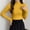 Yellow, variant on BUIGTTKLOP Turtlenecks Tops for Women Fall Winter Long Sleeve Ribbed Knit Shirts Thermal Slim Fit Lightweight Undershirts