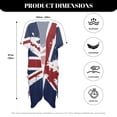 thumbnail image 6 of HELLHERO High Quality Fabrics Bathing Suit Cover Up for Beach Lightweight Loose Artsy Union Jack, 6 of 6