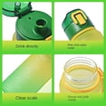 thumbnail image 4 of Cre-Heeaven Portable Sports Water Cup with Straw And Lid for Outdoor,430ML, 4 of 5