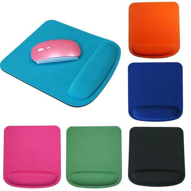 LEAQU Office Mouse Pad with Wrist Support, Ergonomic Gaming Desk Mouse Pad, Fabric Base for