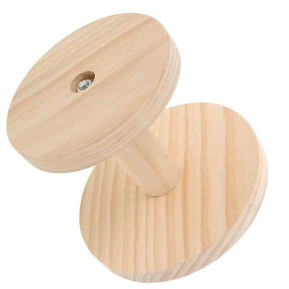 HOMEMAXS Beige Wooden Ironing Board for Kids Compact and Stable Tabletop Ironing Accessory 22.0 x 12.0 Inches