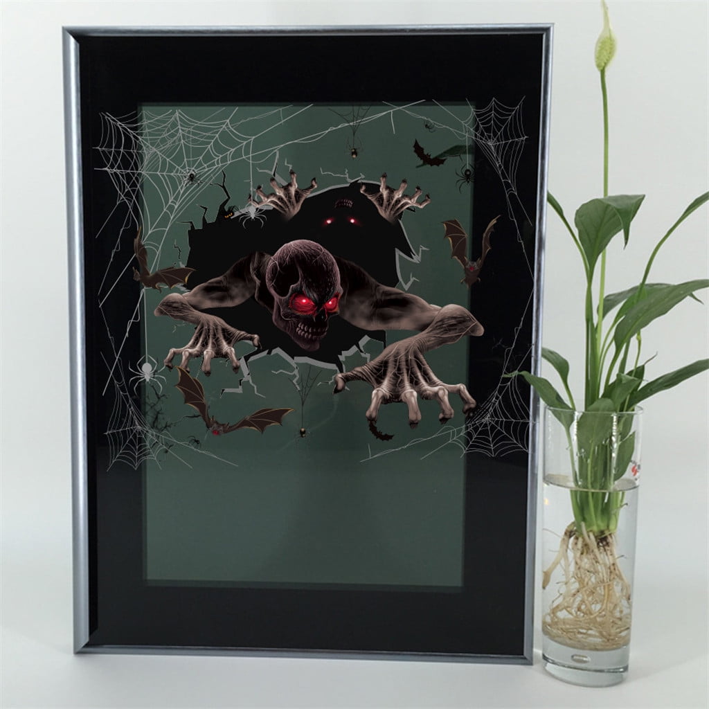 Halloween Wall Stickers Horror Door Stickers Window Horror Stickers