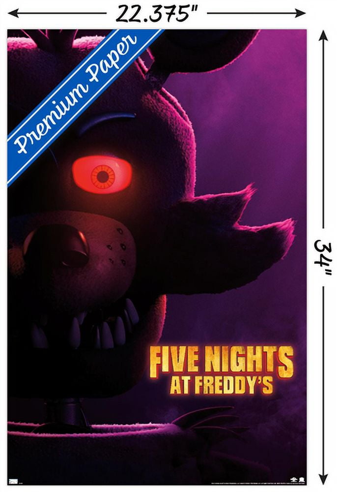 Five Nights at Freddy's Movie - Foxy One Sheet Wall Poster, 22.375" x 34"